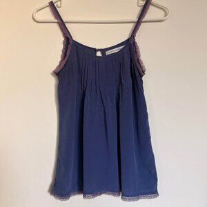 100% Silk Virginie Castaway Woman Shirt - Size S/M - French Boutique